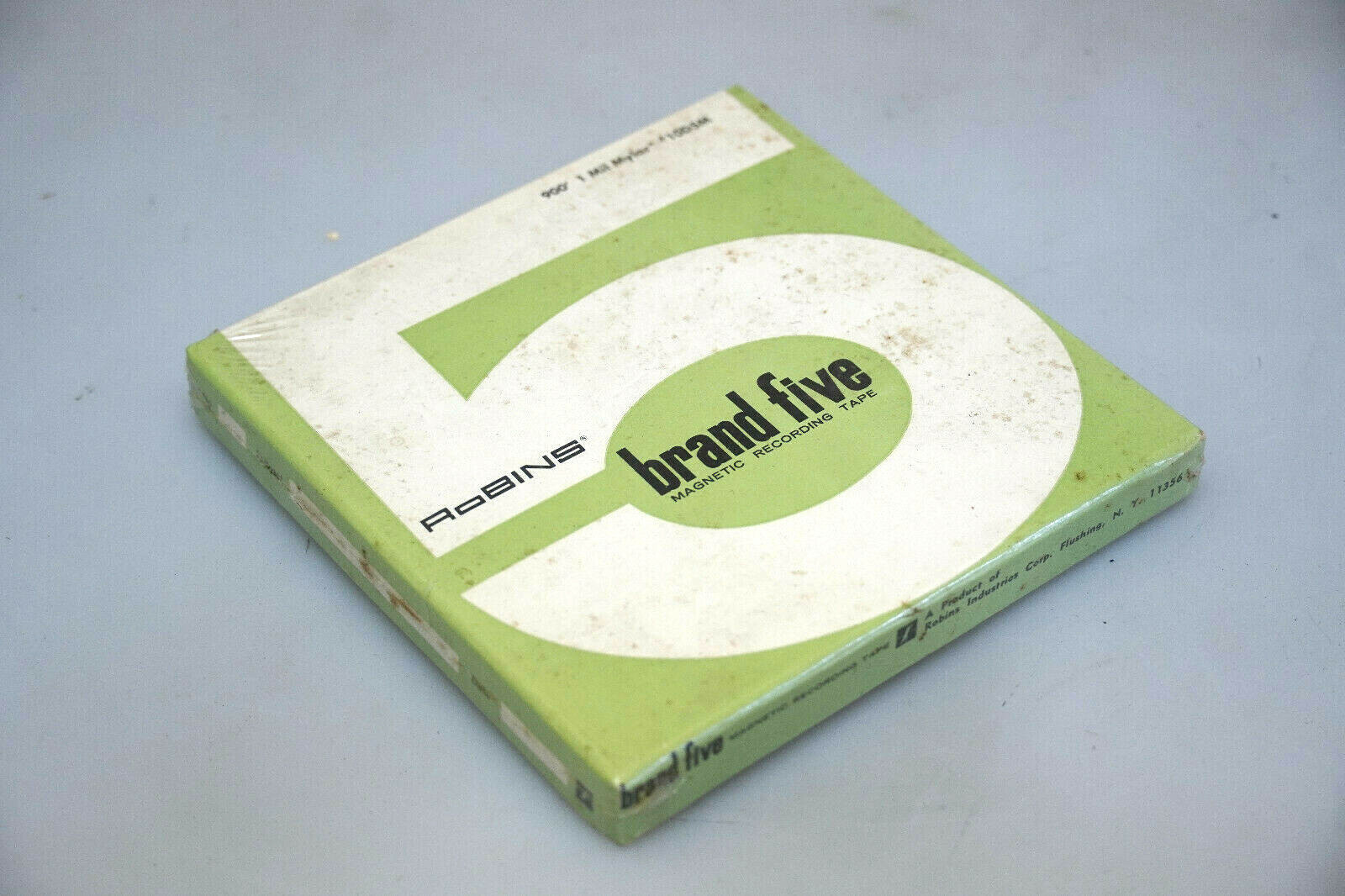 ROBINS MAGNETIC RECORDING TAPE 5IN REEL POLYESTER 900 FT 1 MIL