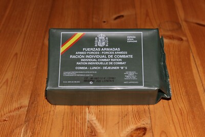 Spanish Army MRE Ration Combat Food Meal Ready To Eat Spain Military Emergency