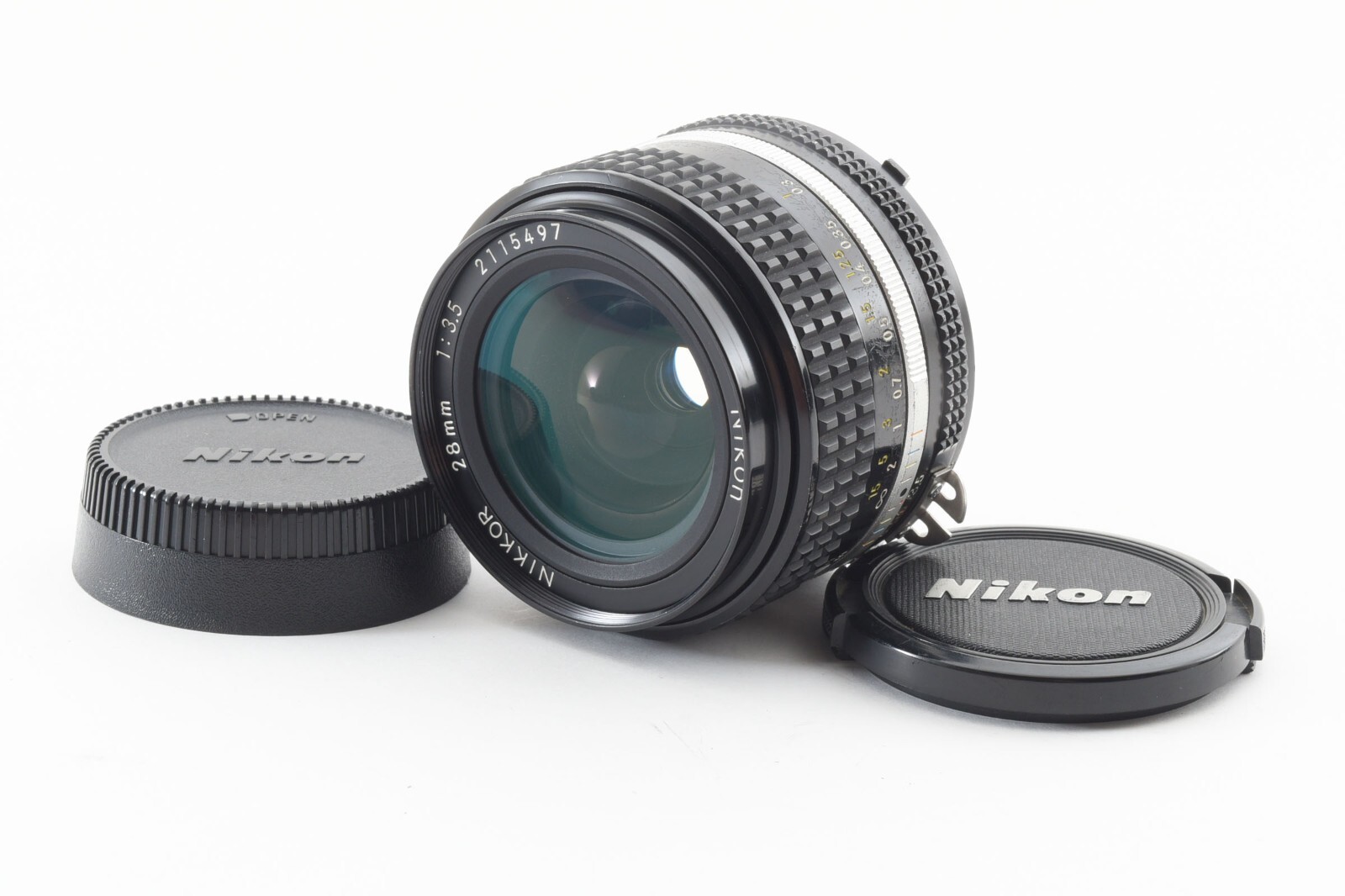 Near MINT] Nikon Ai-s Ais NIKKOR 28mm f/3.5 Wide Angle MF