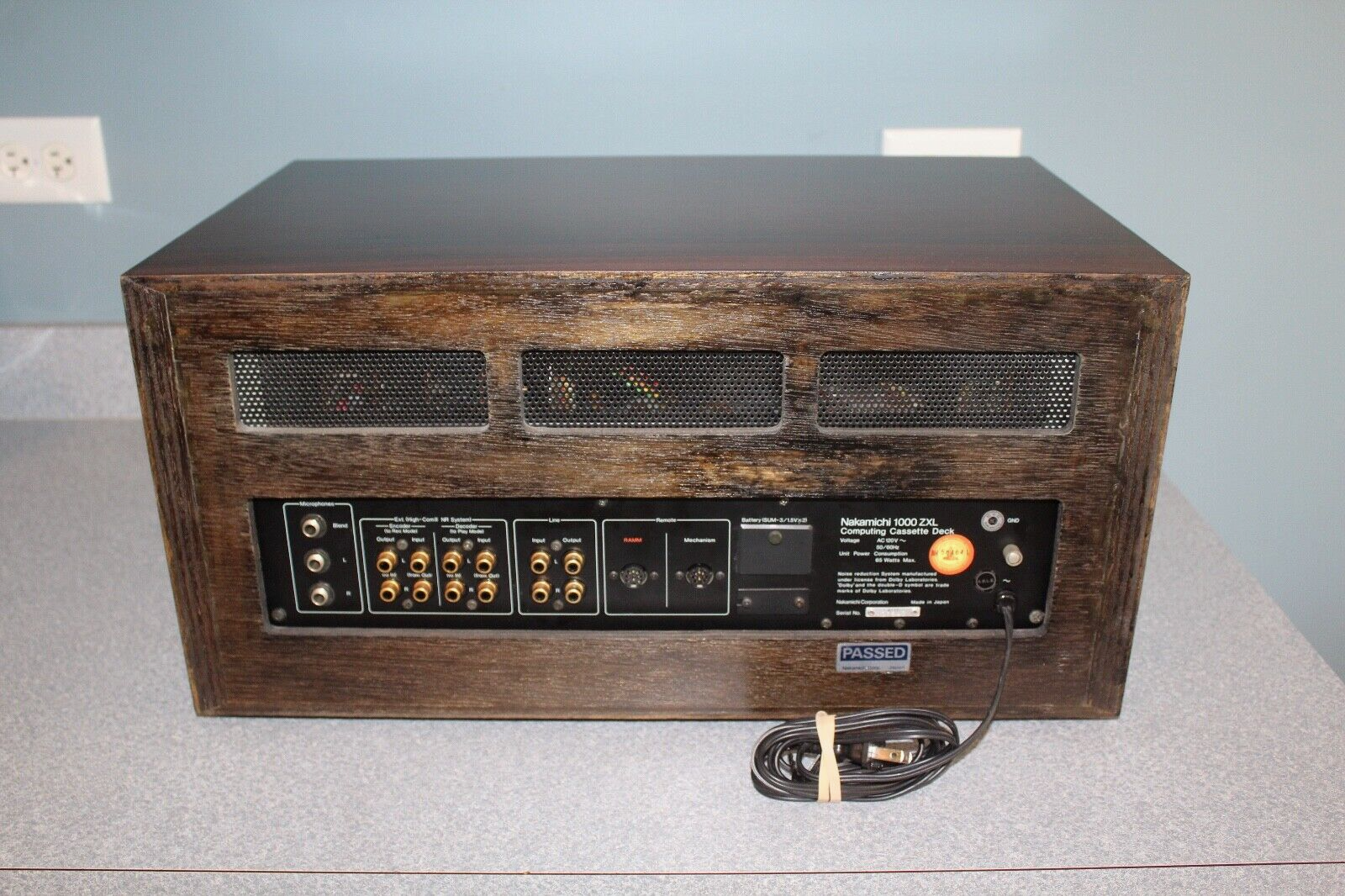 Nakamichi 1000ZXL cassette deck TOM MAGERAS DAN BARHAM