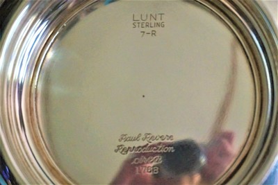 Vintage Sterling Silver, Lunt Paul Revere Reproduction Bowl, Collectible Gift