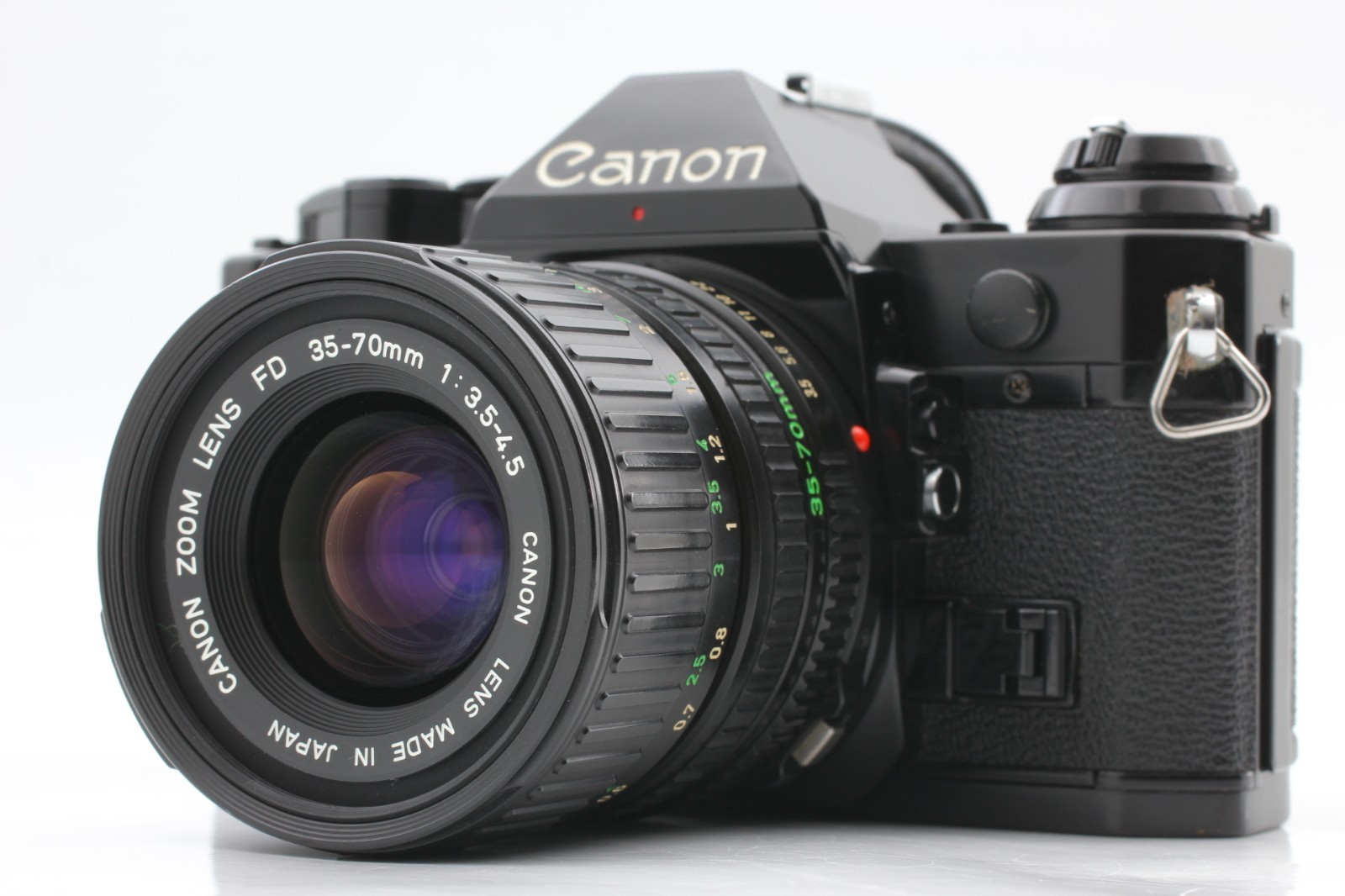Near Mint】 Canon AE-1 Program SLR Camera + NFD 35-70mm f3.5