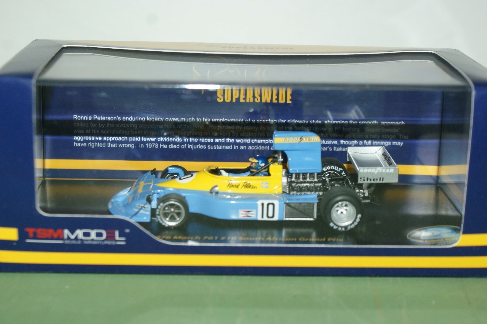 MINICHAMPS 1/43 MARCH FORD 761 R.ピーターソン 0 Peterson March #10