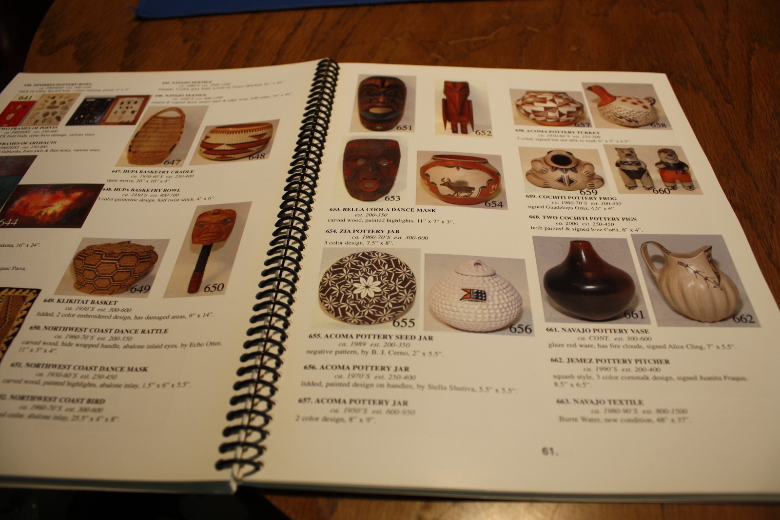 R.G. Munn Auction book Native American and Western Art Oct. 2007