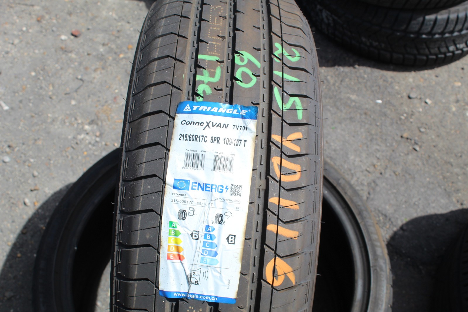 New 215 60 17C Triangle, ConneXvan, 109/107T, x1 Single Tyre (F1_tyres) YD116
