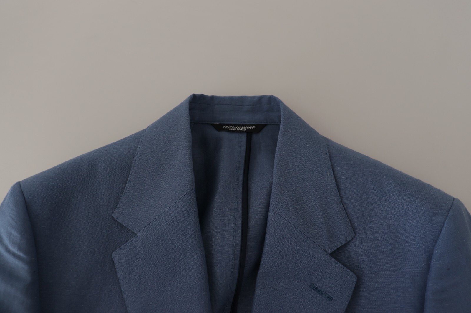 Pre-owned Dolce & Gabbana Blazer Jacket Blue Single Breasted Logo It48/us38/m Rrp 2700usd In Blue