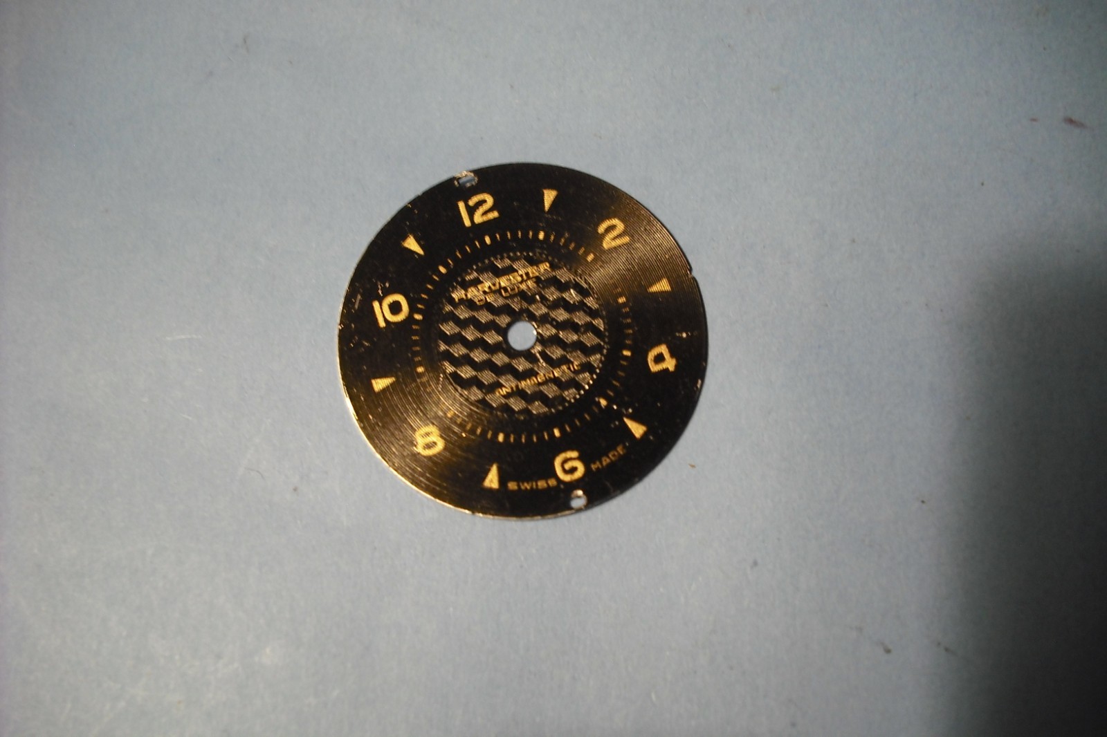 Vintage Watch Face. Record. Metal. 30 mm. Harvester De Luxe