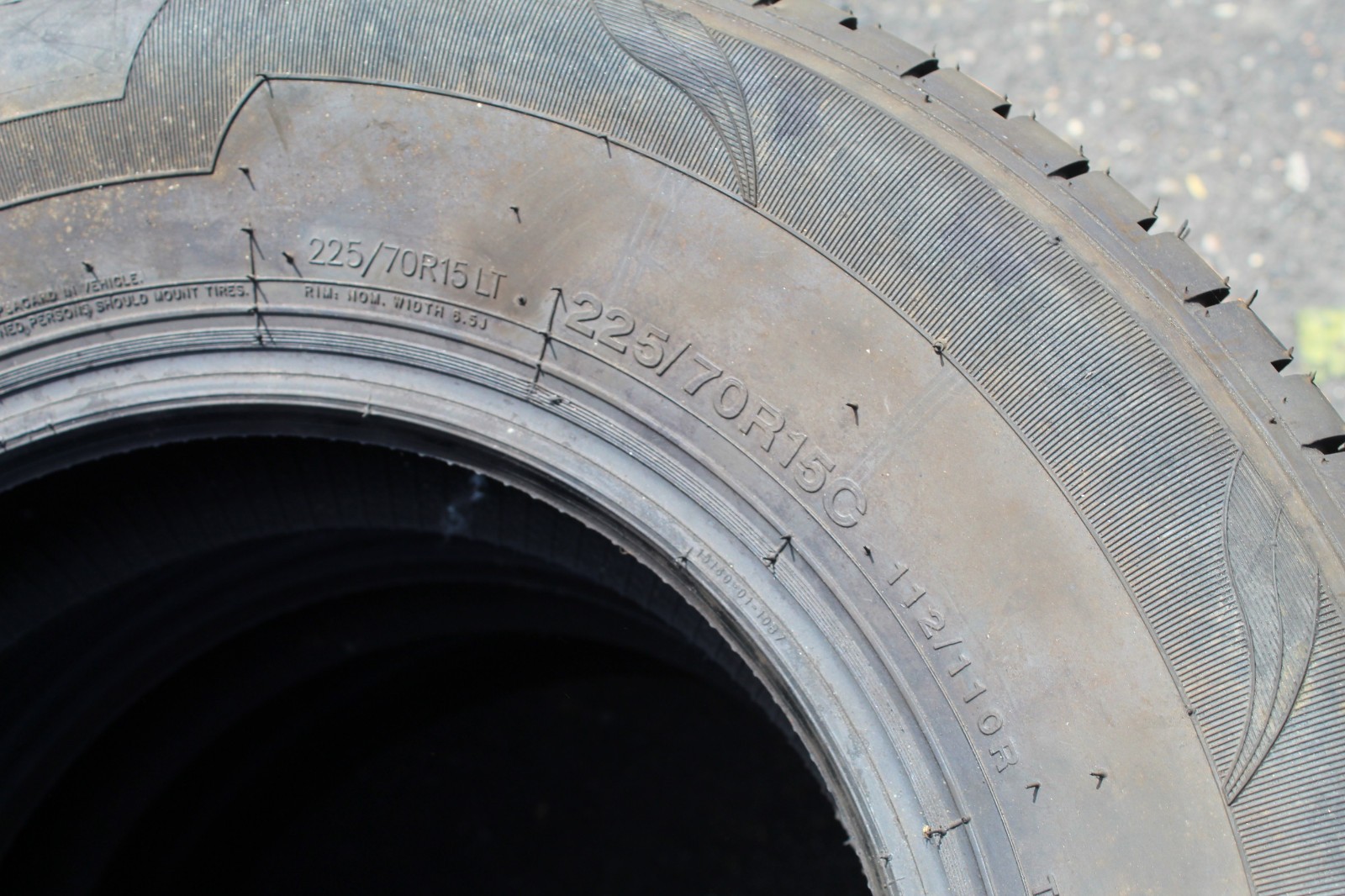 New 225 70 15C Rotalla, Transporter RF09, 112/110R, x1 Tyre (F1_tyres) YD120