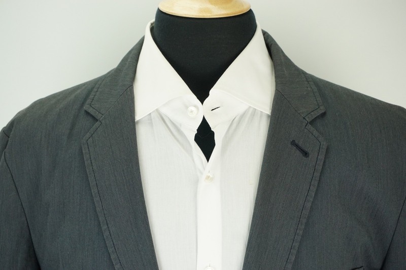 Jcrew Blue Cotton Micro Pincord Modern Sport Coat Jacket Sz XL