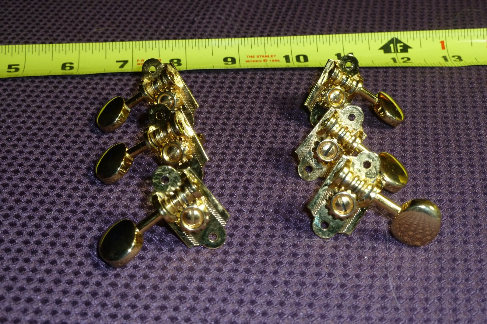 1950s Vintage 3 on a side  Gold Gretsch Waverly Open Back Guitar Tuners Item PO