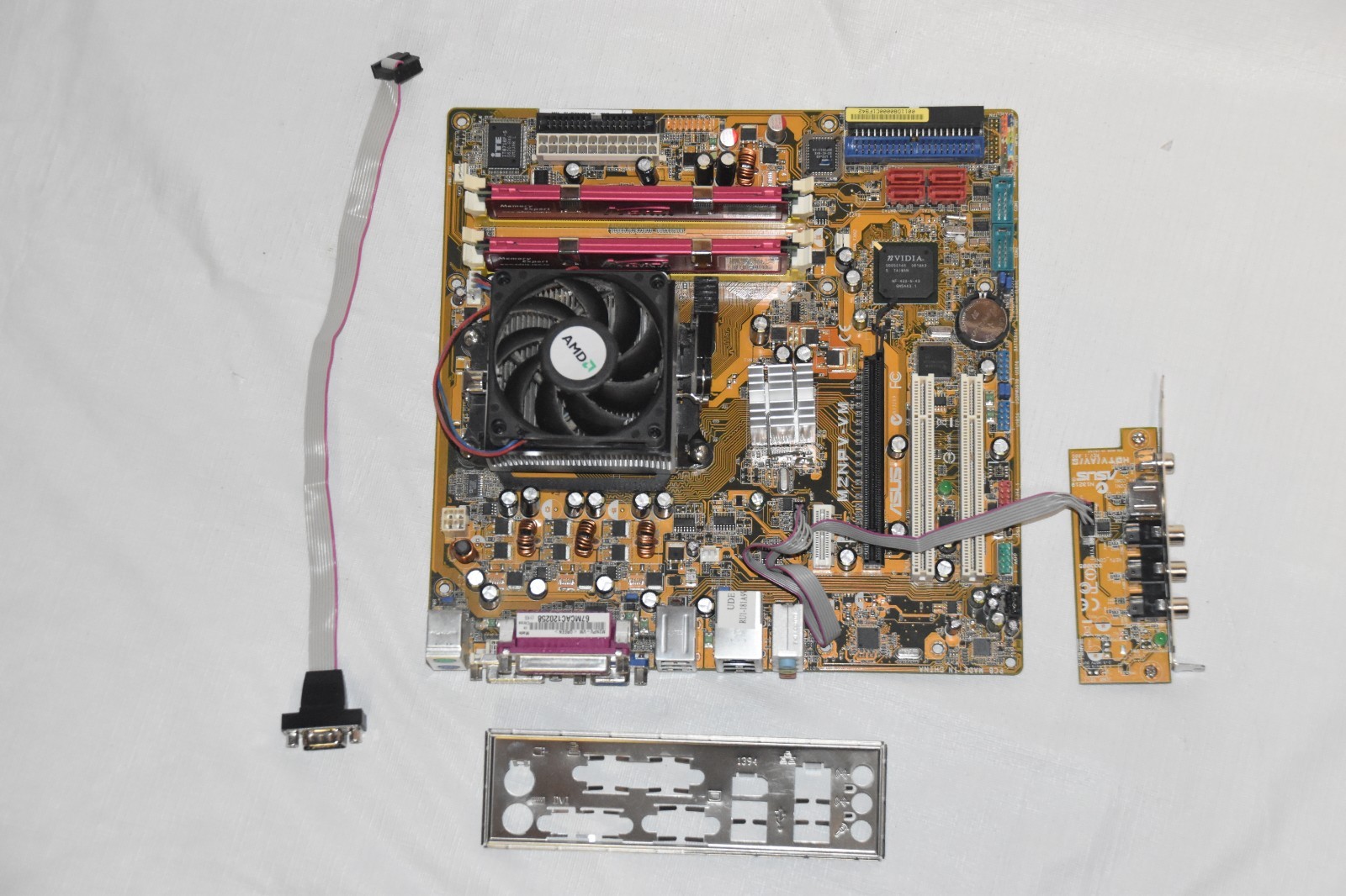 ASUS M2NPV-VM Motherboard with AMD Athlon 64 3800+ 2GHz CPU & Adata 4GB RAM
