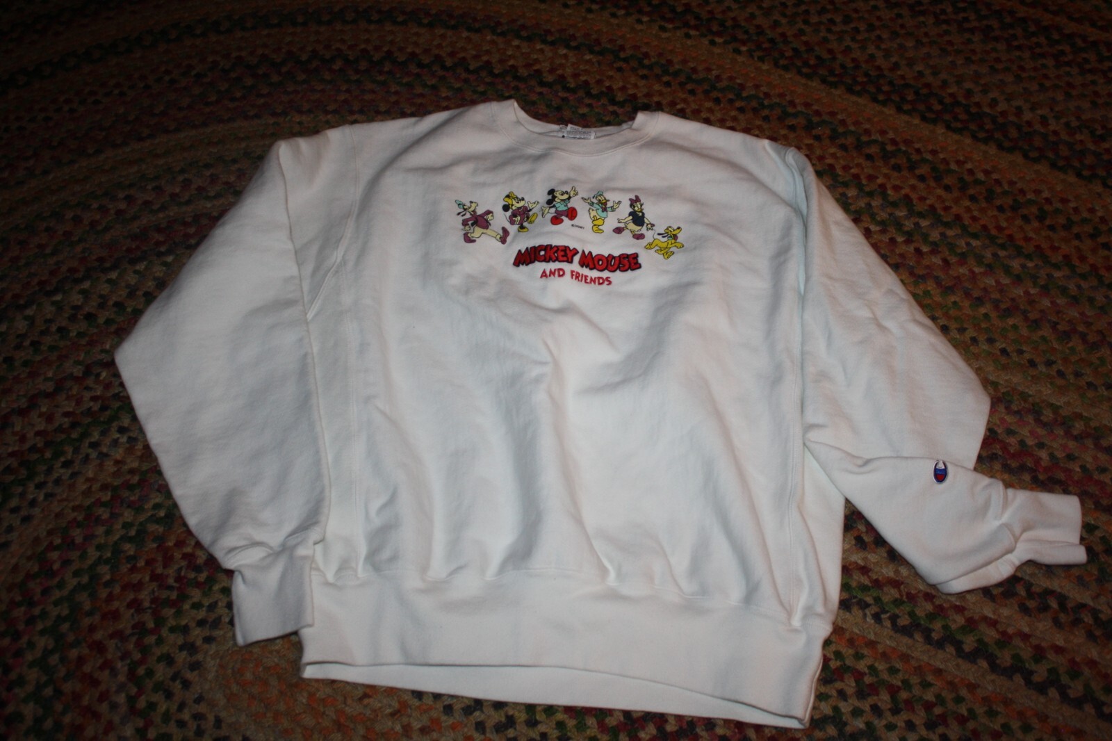 VTG Disney Champion Reverse Weave Unisex Large Mickey
