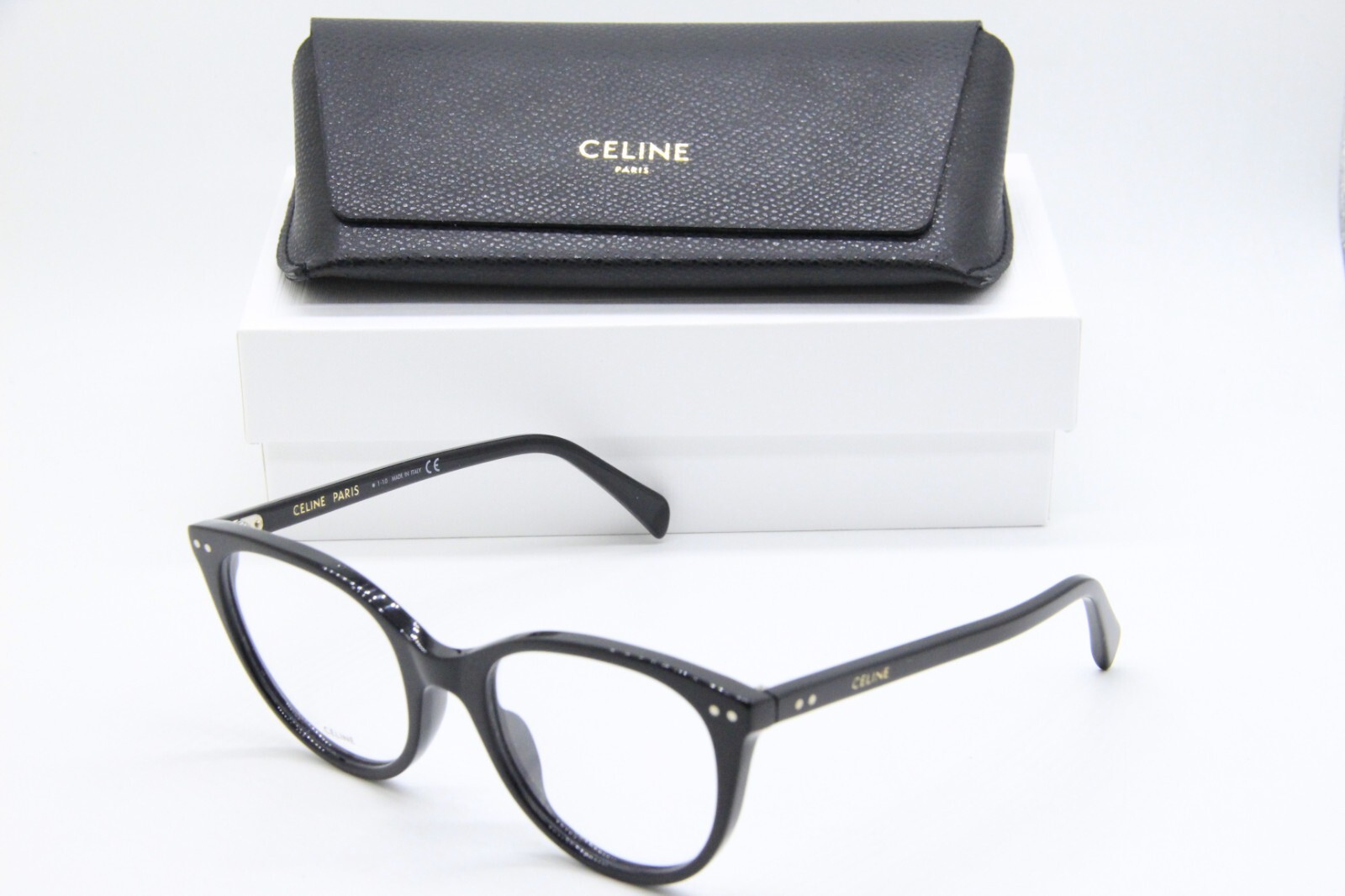 メガネ Celine Eyeglass Frame CL50092I 001 Black Round Buy CELINE Round Injection Optical Glasses 'Black