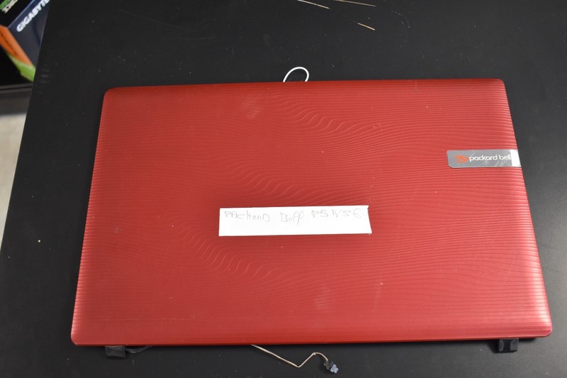 Plasturgie ArriÃ¨Re Rouge Ordinateur Portable Packard Bell ModÃ¨Le : P5ws6