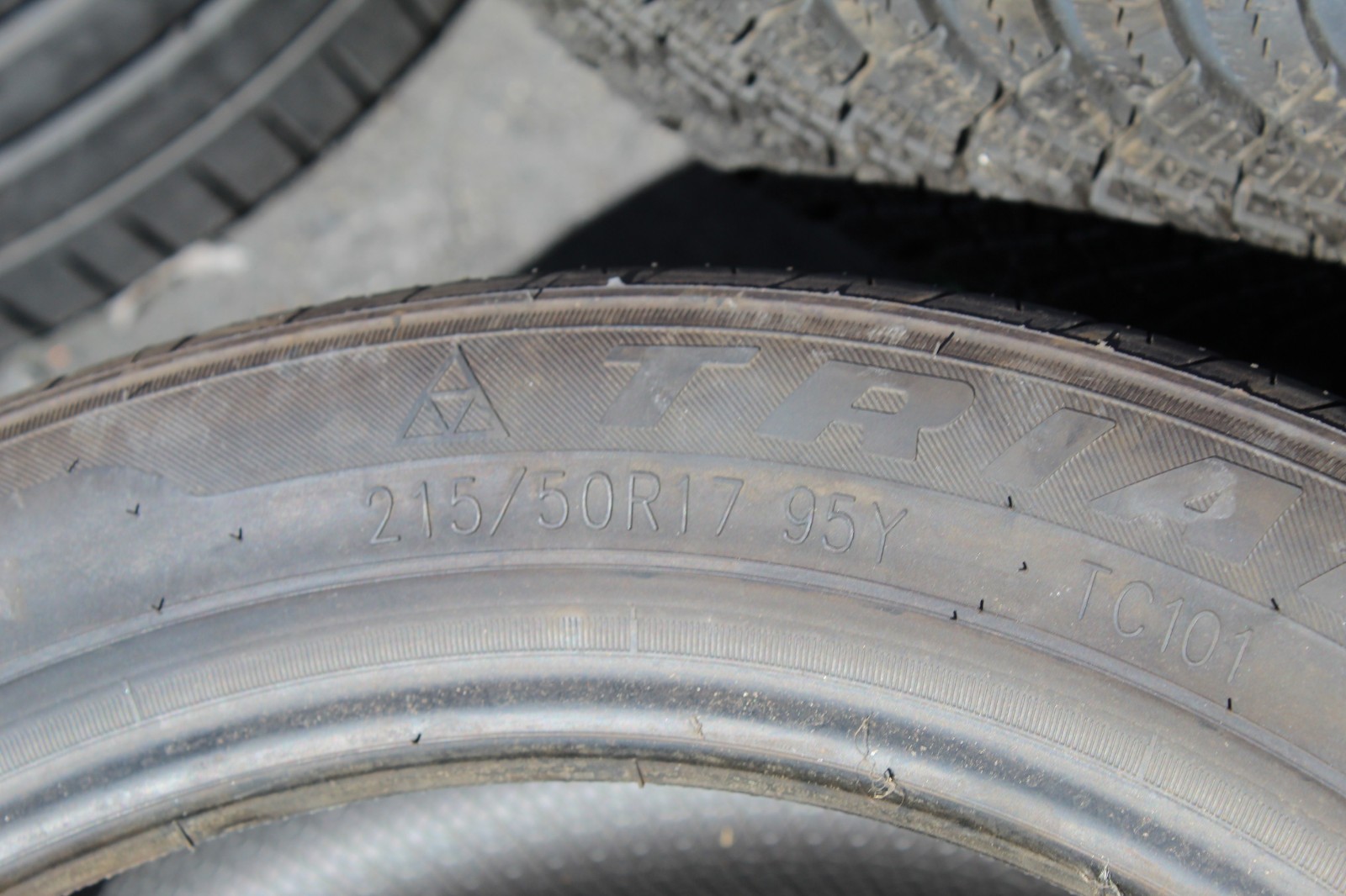 New 215 50 17 Triangle, Advantex TC101, XL, 95Y, x1 Single Tyre (F1_tyres) L3569