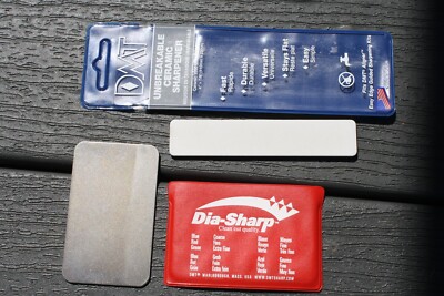 2 DMT Dia-Sharp Knife Sharpeners Credit Card Sized and 4x 3/8'' Diamond
