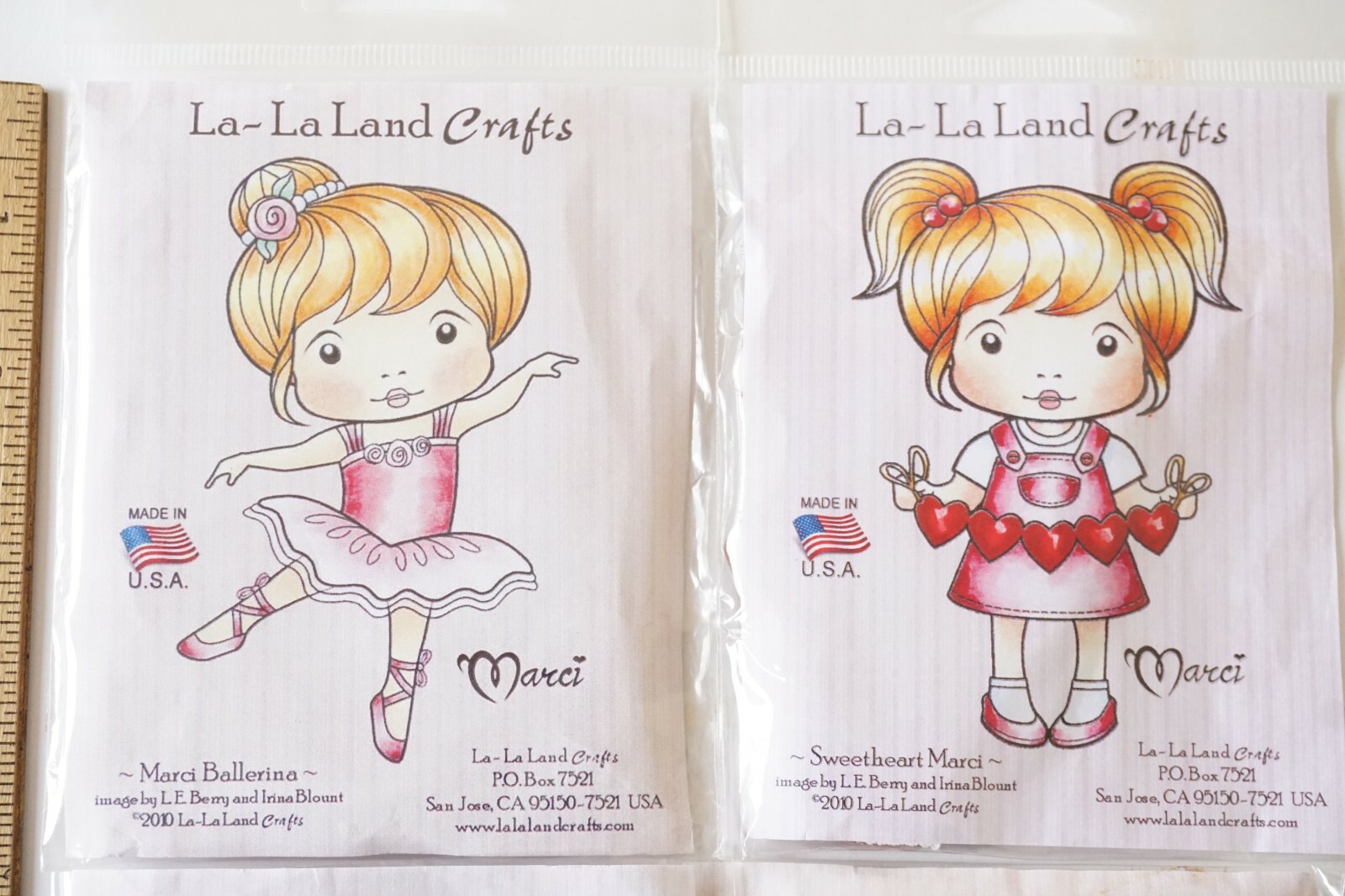 4 MARCI La-La Land Crafts BALLERINA COWGIRL SWEETHEART FANCY New! Dance Rodeo