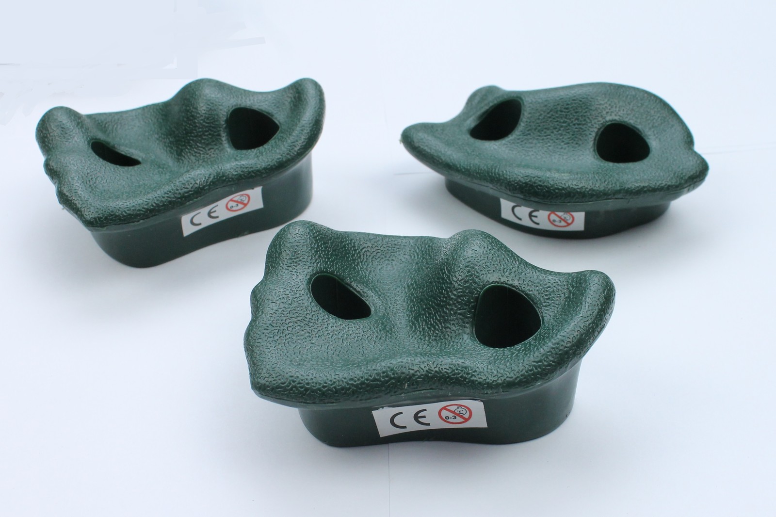 Climbing Stones Handgrips Heavy Duty Plastic Green Climbing Wall