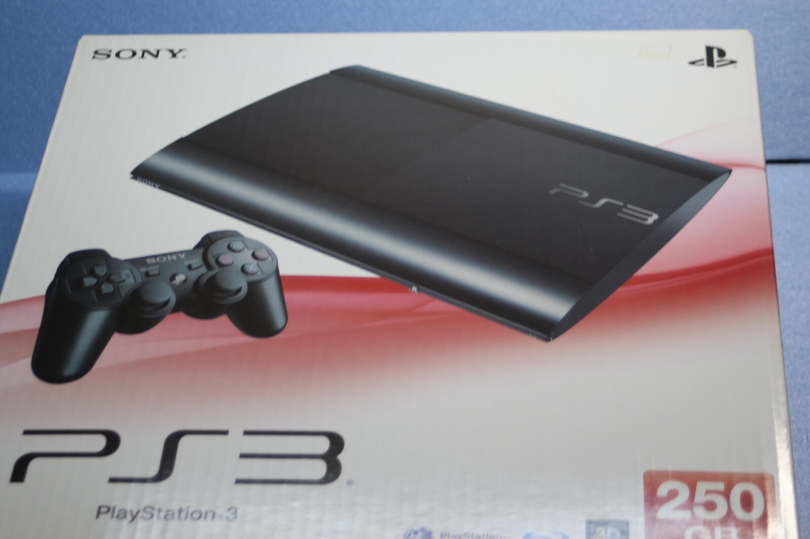 0 250GB PlayStation PS3 CECH-4200B Sony Black Console Slim