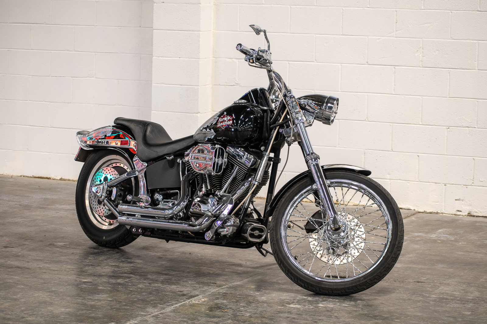 Black Harley-Davidson Softail with 0 Miles available now!