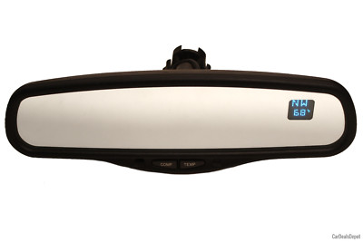 Silverado Tahoe Rear View Mirror Compass Temp Auto Dim Rearview OEM GNTX 177
