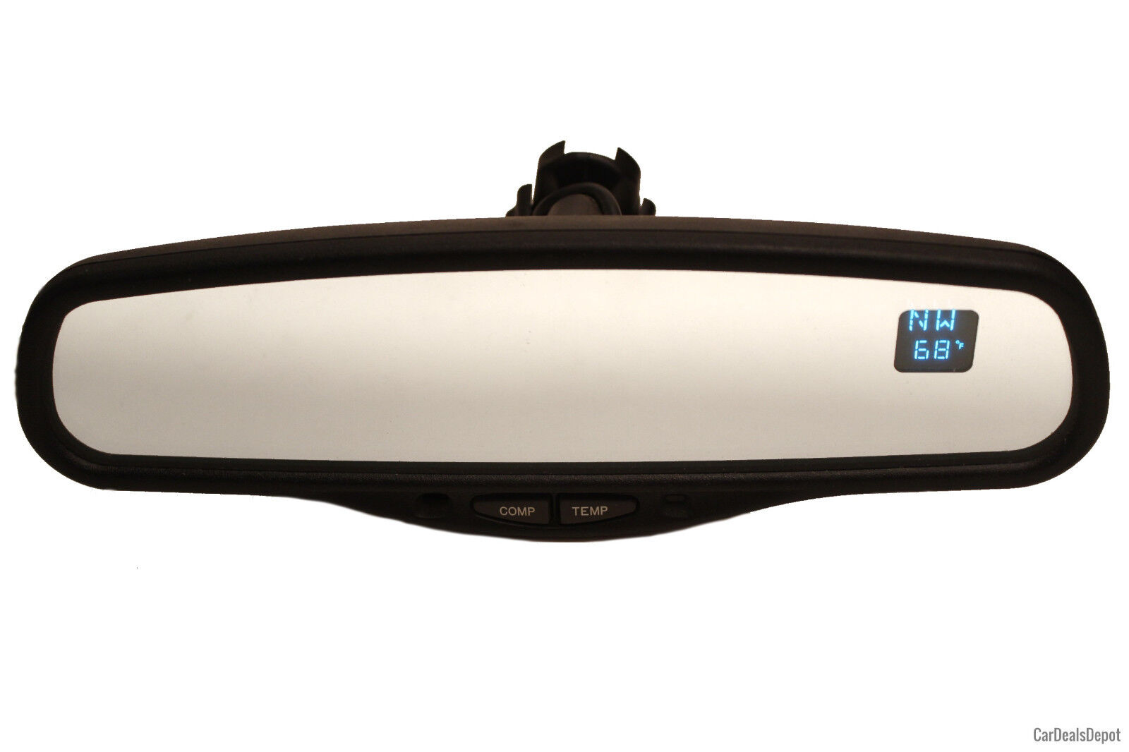 Silverado Tahoe Rear View Mirror Compass Temp Auto Dim Rearview Oem