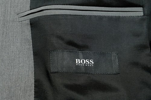 Pre-owned Hugo Boss "inwood2/winfield2" Men's 100% Wool Gray Two Button Suit