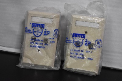 TWO Suttle Plate Duplex SE-625D6-52 Communication Circuit Accessory NEW