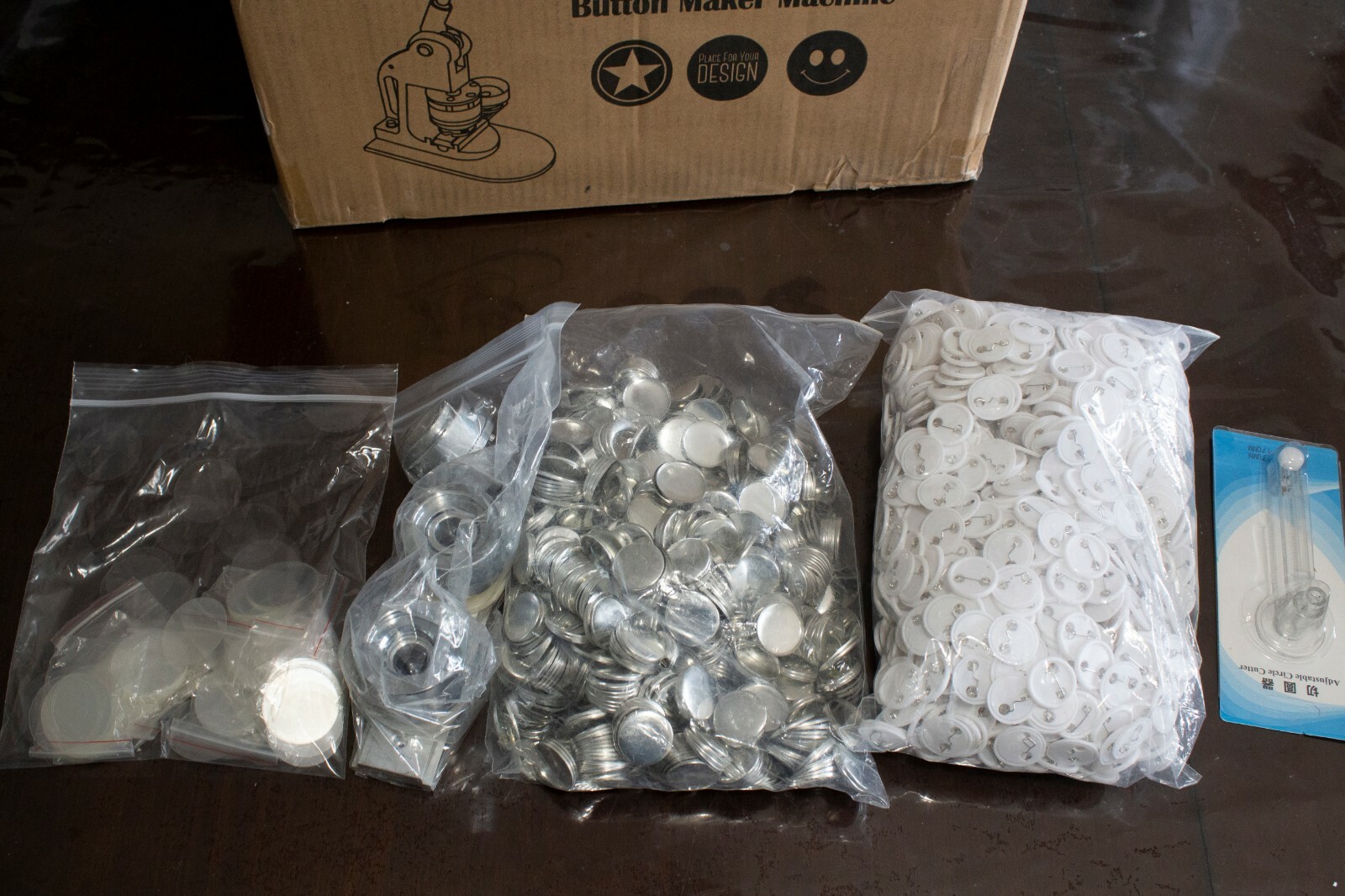 Seeutek 2-1/4 inch 58mm Button Maker Machine DIY