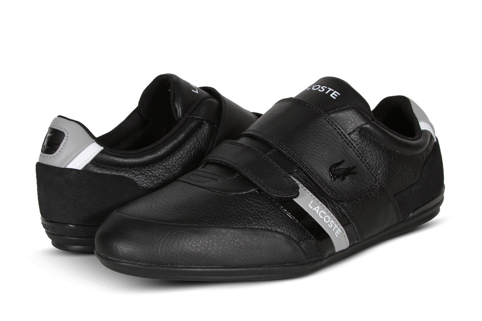 

Мужские кроссовки Lacoste Misano Strap 123 1 CMA в черно-сером цвете 745CMA00182A2, Черный