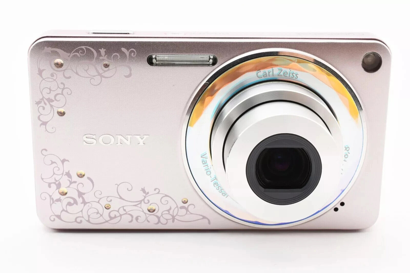 SONY Cyber Shot DSC-W350D 14.1MP Digital Camera Rhinestone
