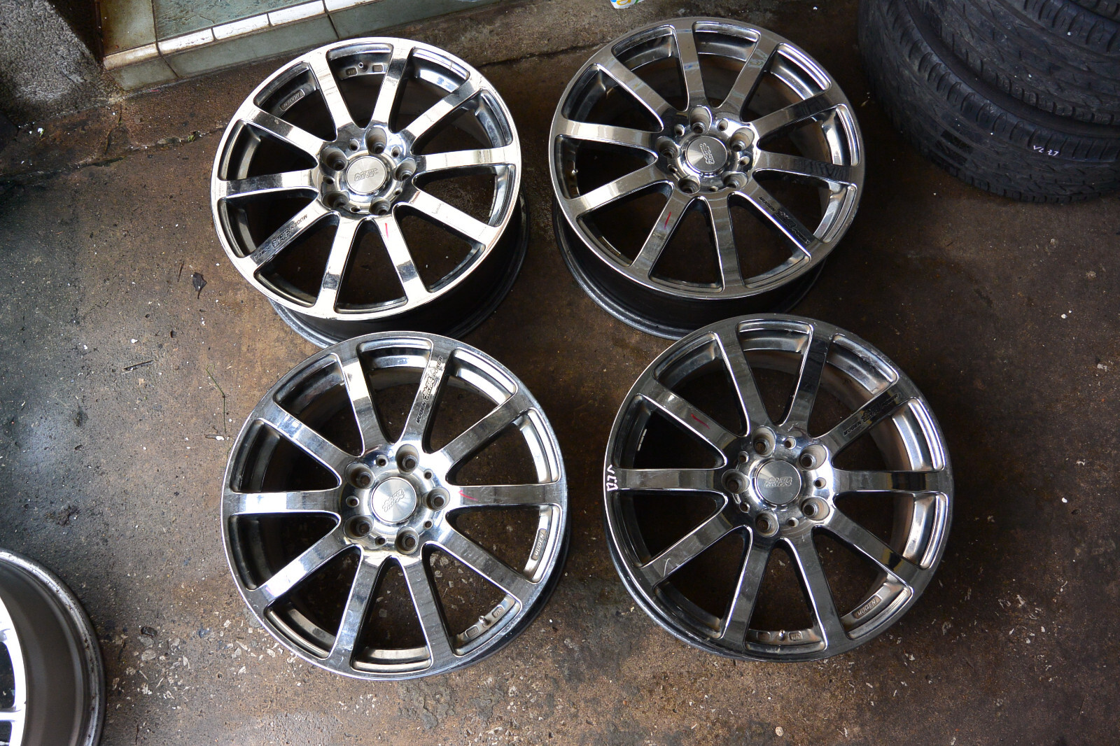 ☆120.MUGEN NR 17×7J +53 114.3 5H 4本 無限 オデッセイ ステップワゴン ストリーム アルミホイール Mugen NR - 17x7J - 5x114.3 - ET: 53 (Black Metal Coat) \u2013 RzcrewEurope