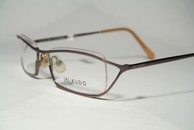 Unique JAI KUDO 422 E4 Glasses Frames Combining Monofilament with Metal Frame