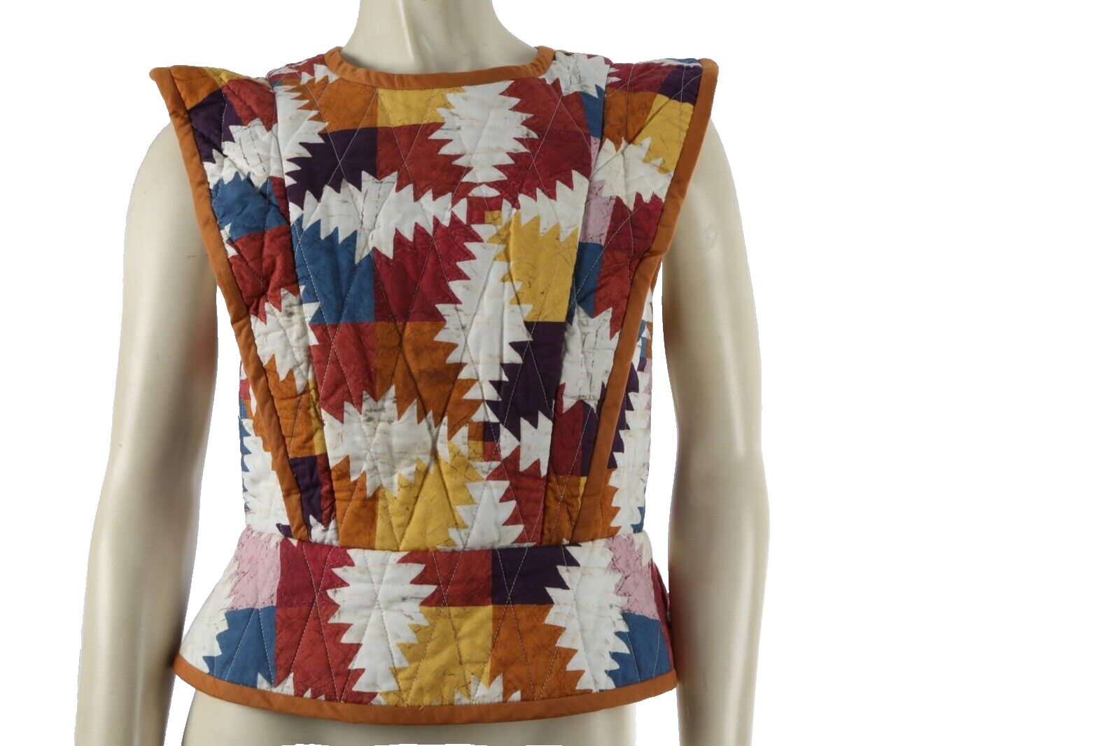 ISABEL MARANT ETOILE◆スタッズベスト/1/コットン/KHK// ISABEL MARANT ETOILE(イザベルマランエトワール) / スタッズ