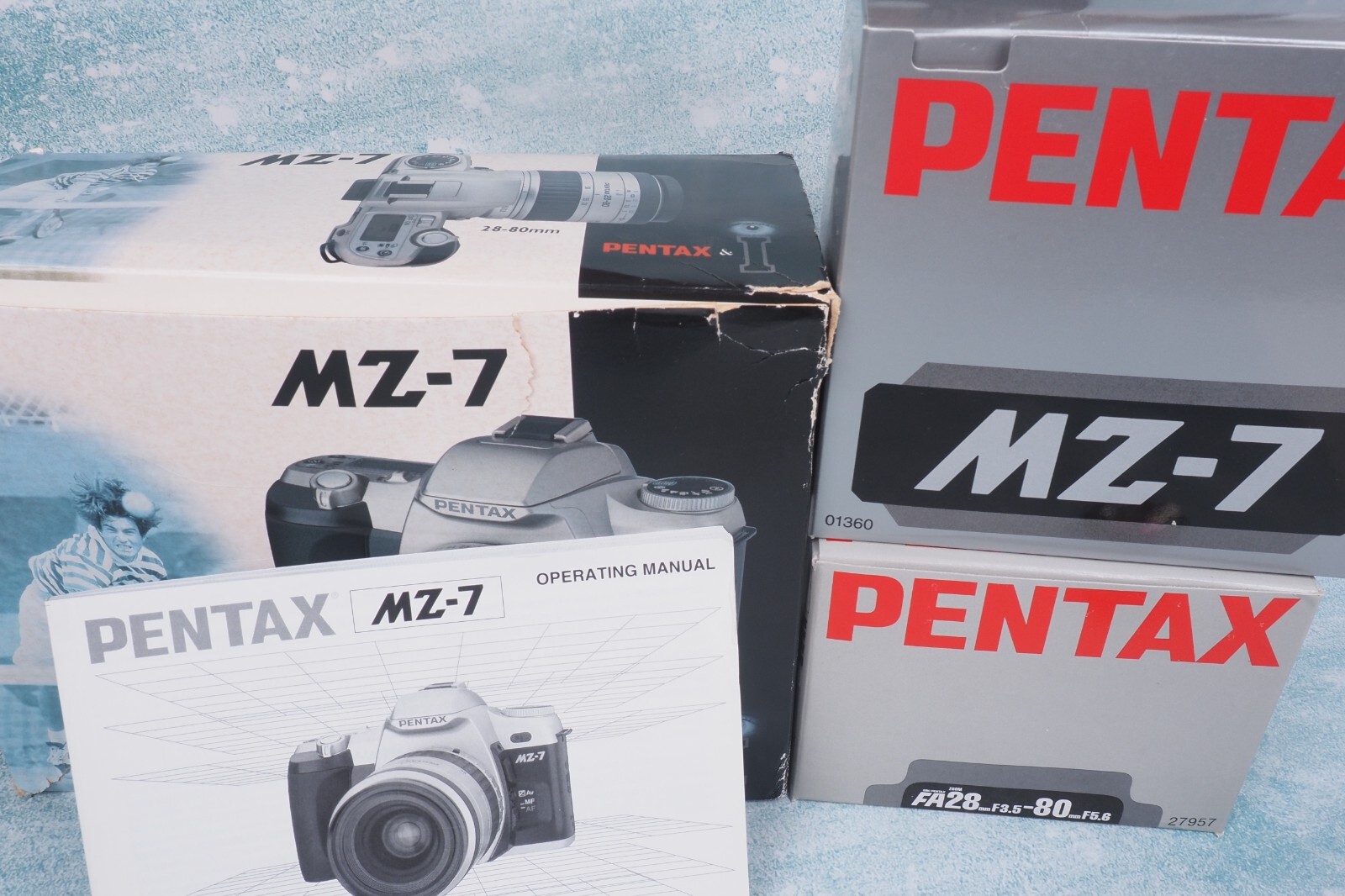 mf Pentax ZX-7 Quartz Date 35mm SLR Camera Kit with 28-80mm