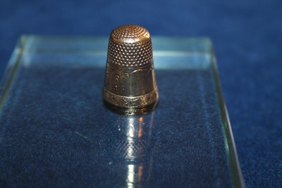 Vintage Antique 14k Yellow Gold Sewing Thimble