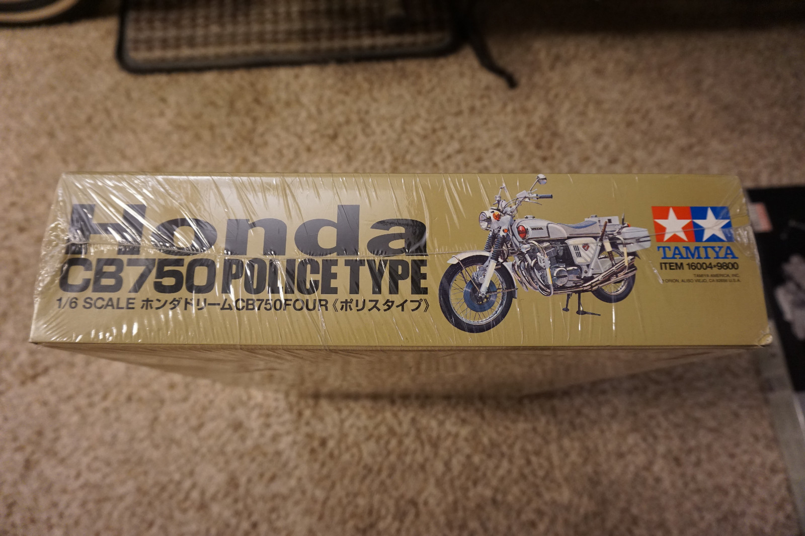 NEW Tamiya 1/6 Honda CB750 Police Bike Model Kit, 750 Four 16004