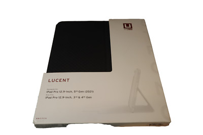 UAG - Lucent Case for Apple 12.9-Inch iPad Pro 3rd, 4th & 5th Gen (2021) - Black