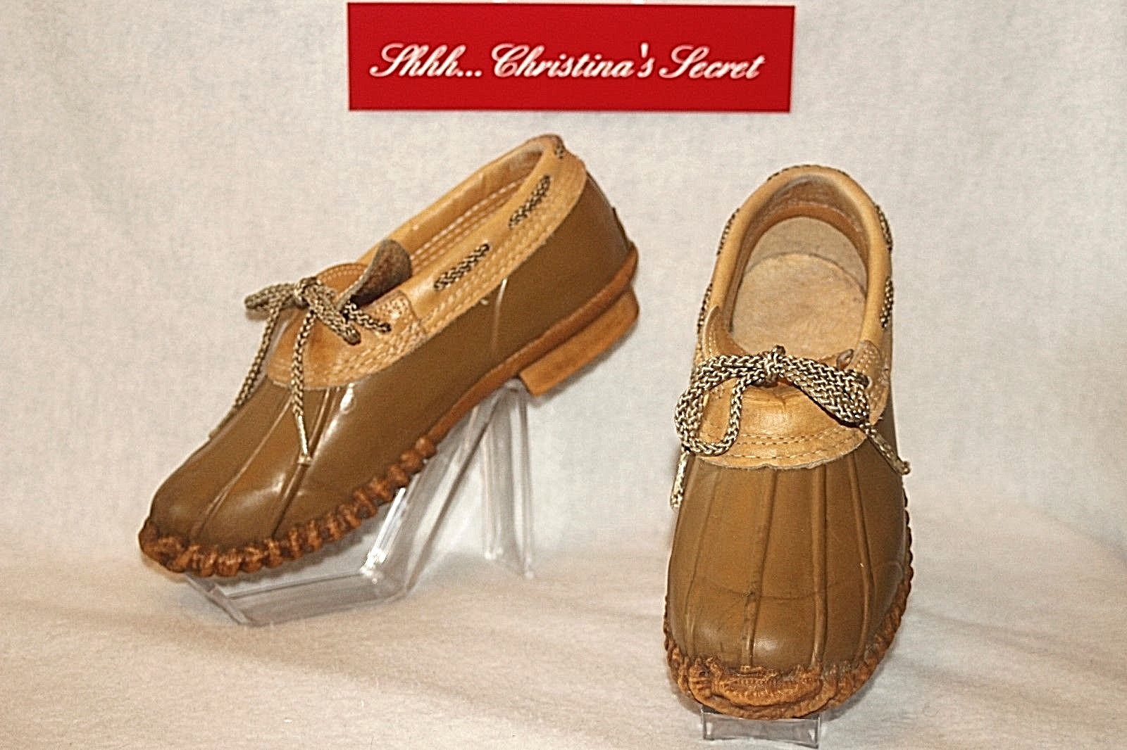 CHRIS CRAFT VINTAGE Boots Shoes Footwear Taupe Leather