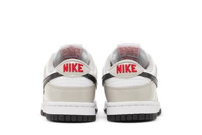 Pre-owned Nike Wmns Dunk Low 'light Iron Ore Black' Dq7576-001 In Light Iron Ore/black/white/university Red