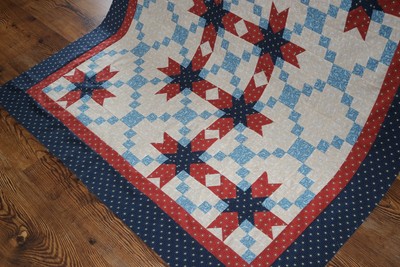 Handmade Stepping Stones Quilt Top