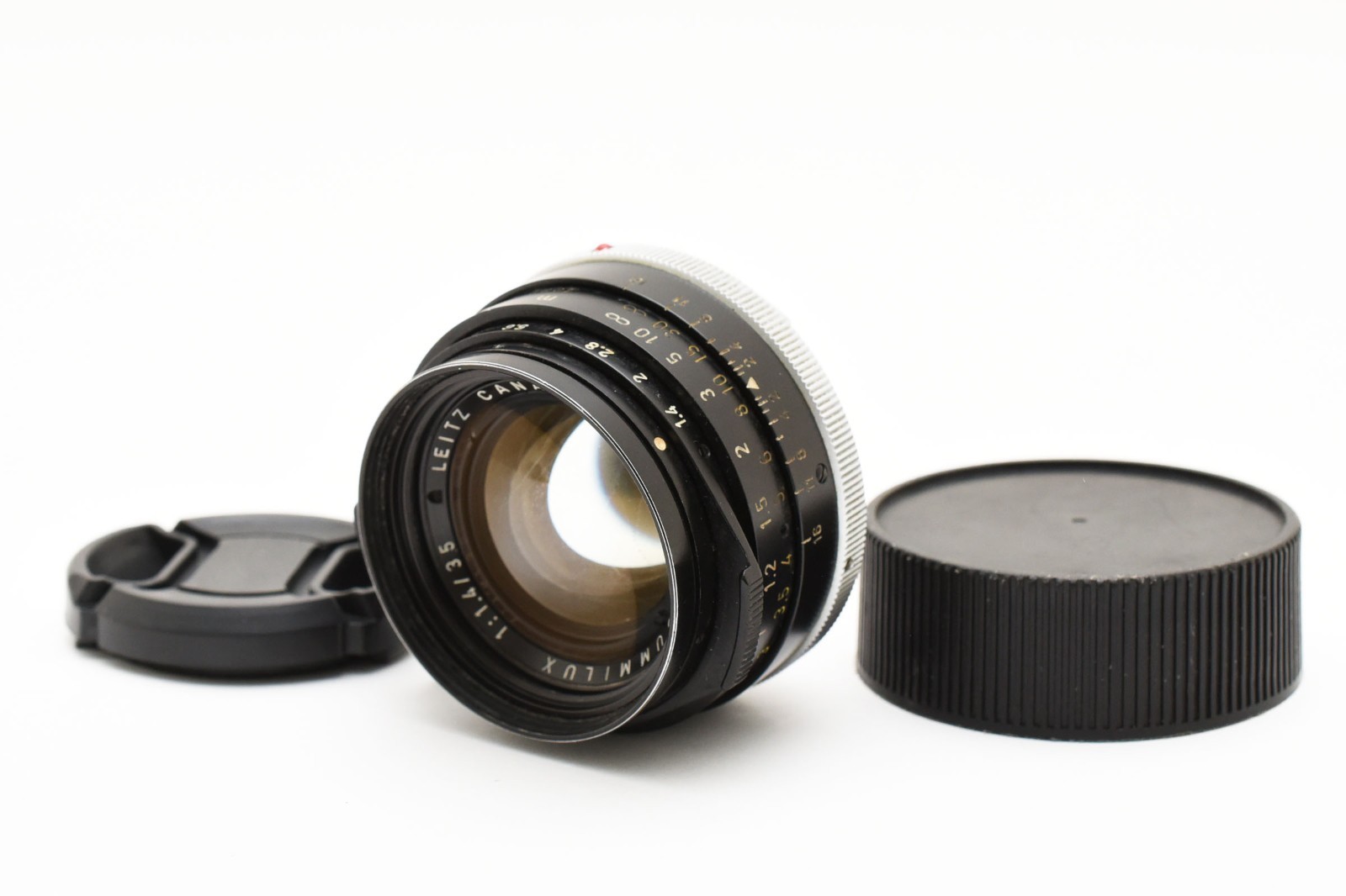 Leica LEITZ Canada Summilux M 35mm f1.4 Black MF Lens 