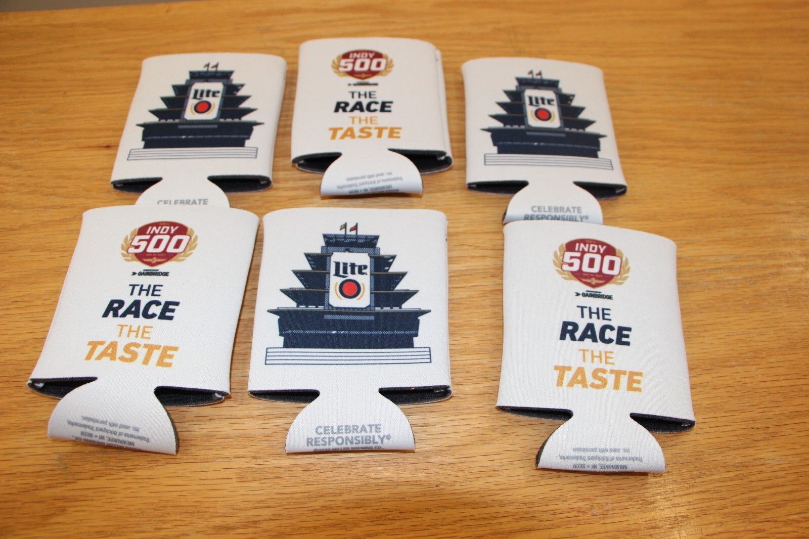 CRAVING Lite Race ビンディング 6 New Miller Lite Indy 500 The Race The Taste Bottle or Can