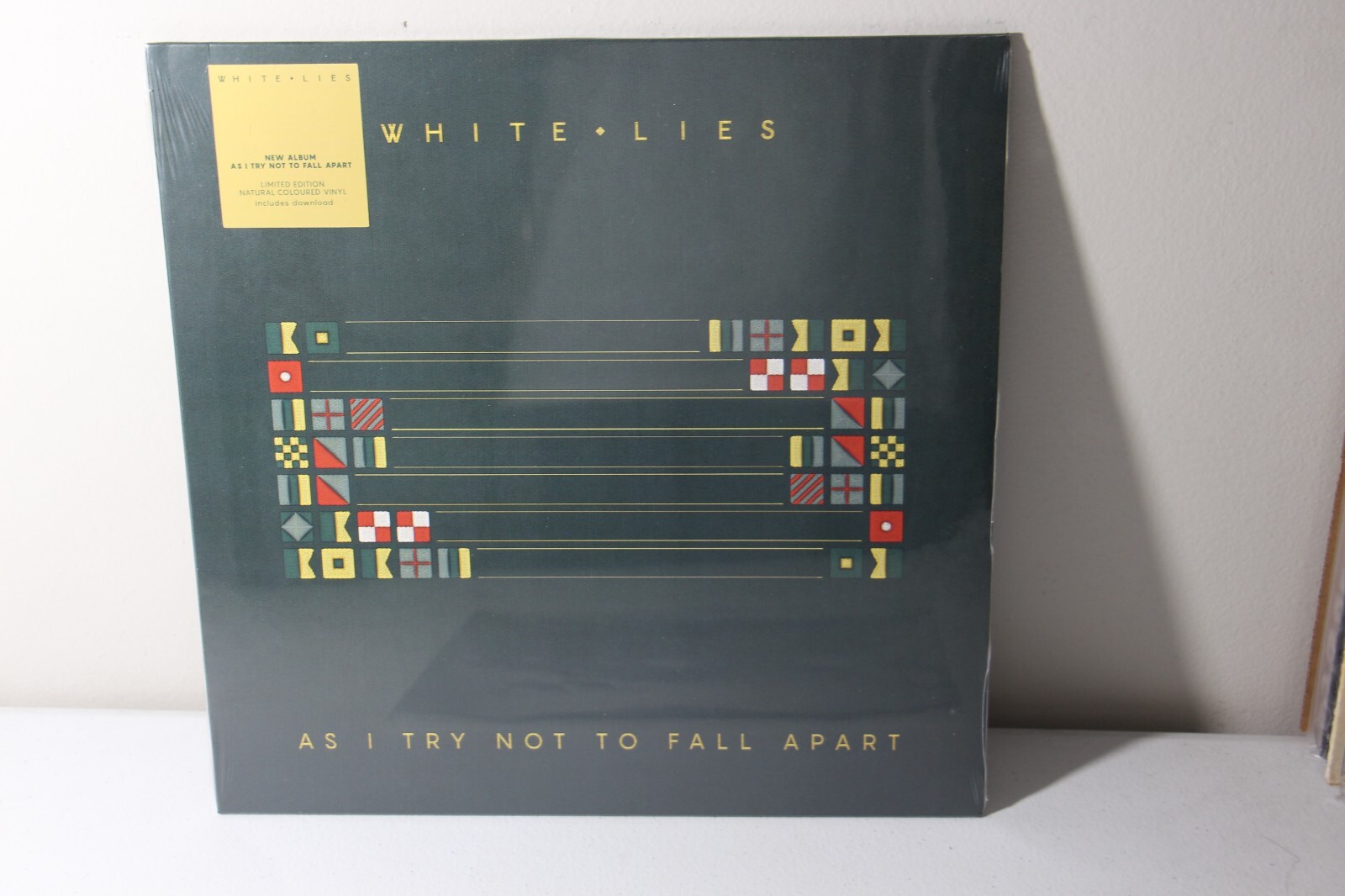 White Lies – As I Try Not To Fall Apart, NEW/SEALED LP Clear