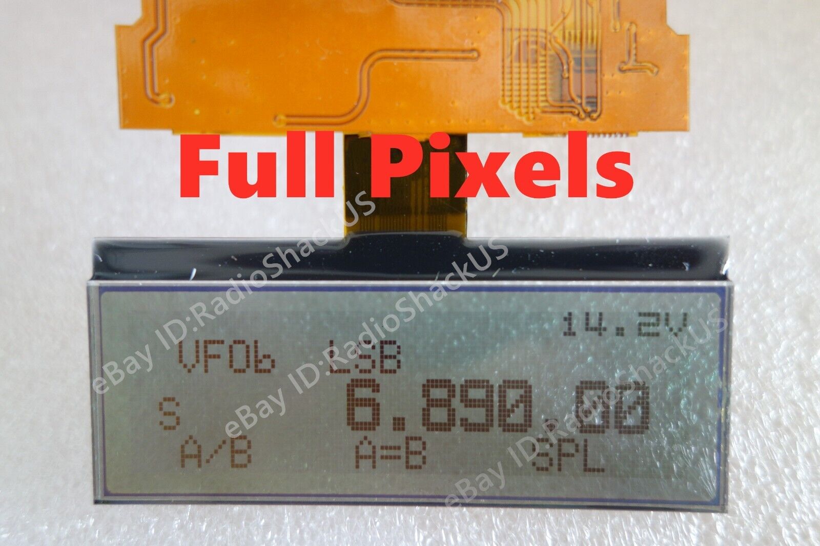 YAESU FT-857/857D LCD replacement part 'zebra stripes' issue YAESU FT-857/857D LCD replacement part 'zebra stripes' issue