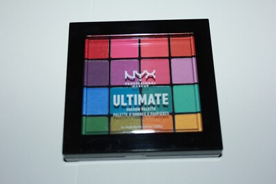 NYX MAKEUP Ultimate Multi-Finish Shadow Eyeshadow Palette 16 Brights - USP04