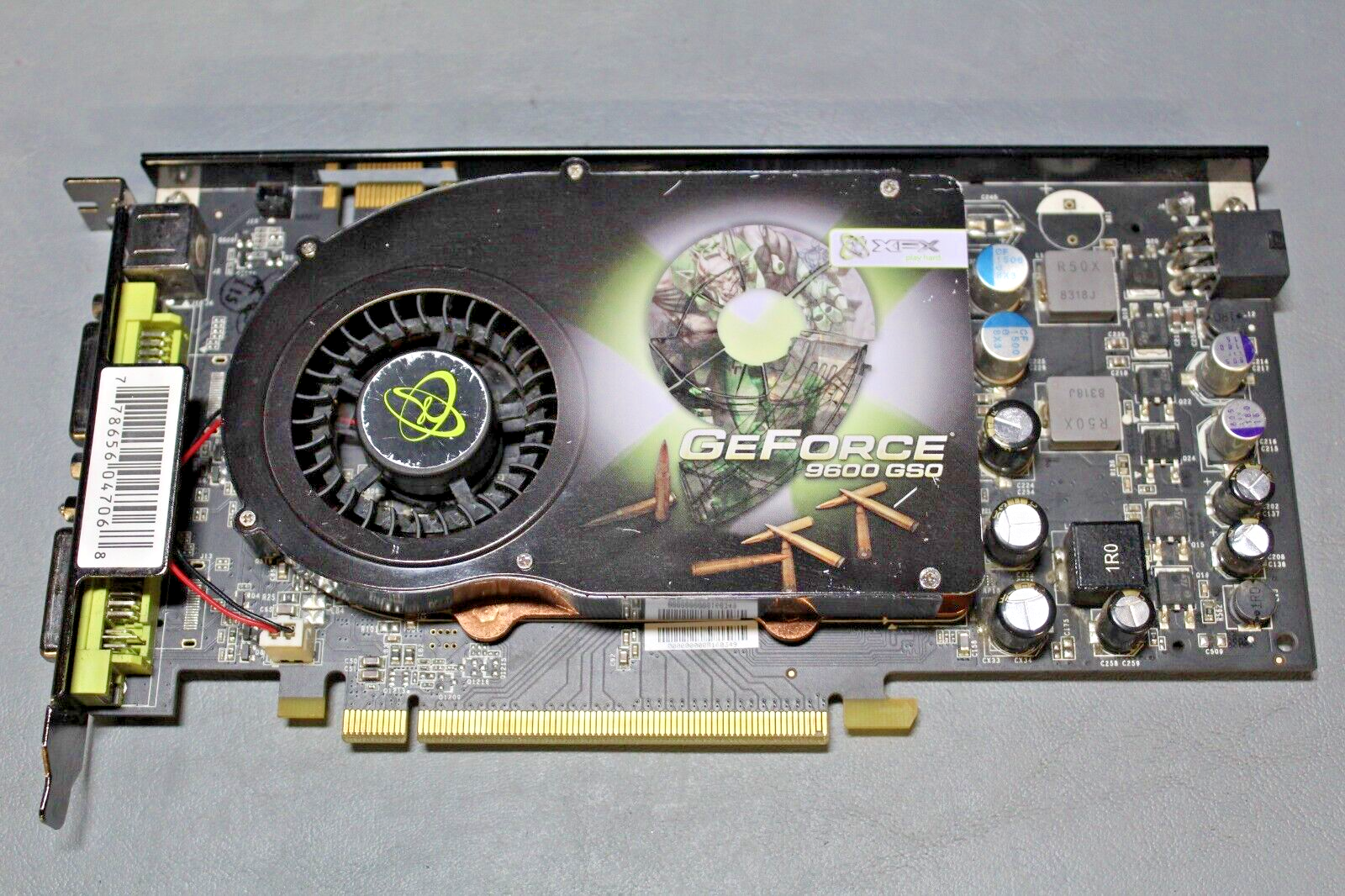 XFX G92 GeForce 9600 GSO 768MB 192-Bit GDDR2 PCI Express 2.0x16 Graphics Card XFX G92 GeForce 9600 GSO 768MB 192-Bit GDDR2 PCI Express 2.0x16 Graphics Card