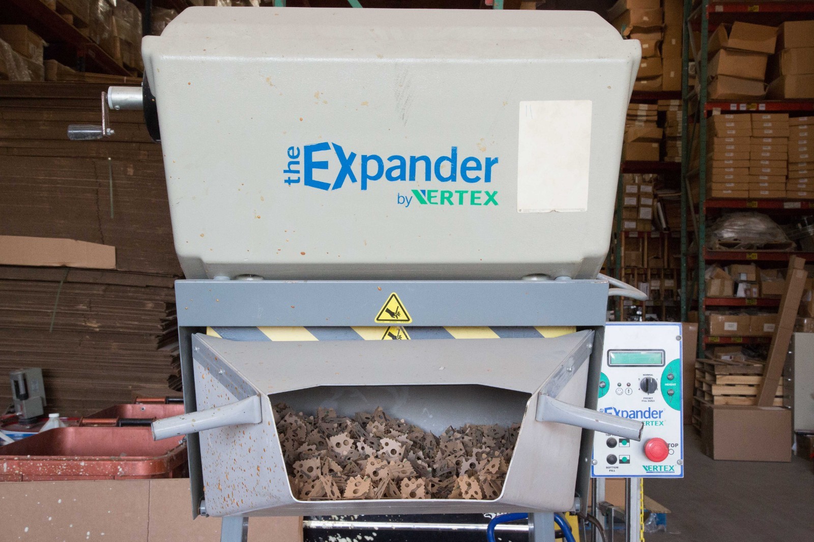 Expandos The Expander Packing Material Machine w/ Pallets of Materials