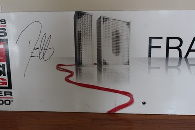 Dario Franchitti Signed IRL Indy 500 Gasoline Alley Garage Sign Target Ganassi