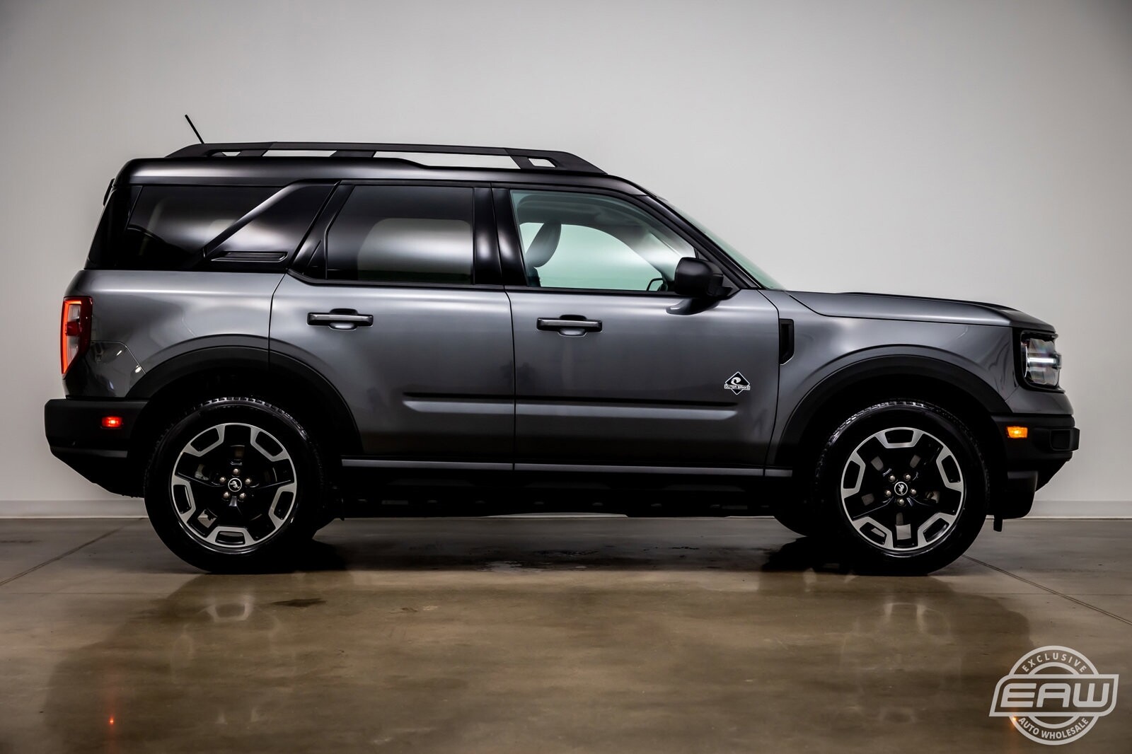 2022 Ford Bronco Sport Outer Banks 6985 Miles Carbonized Gray Metallic